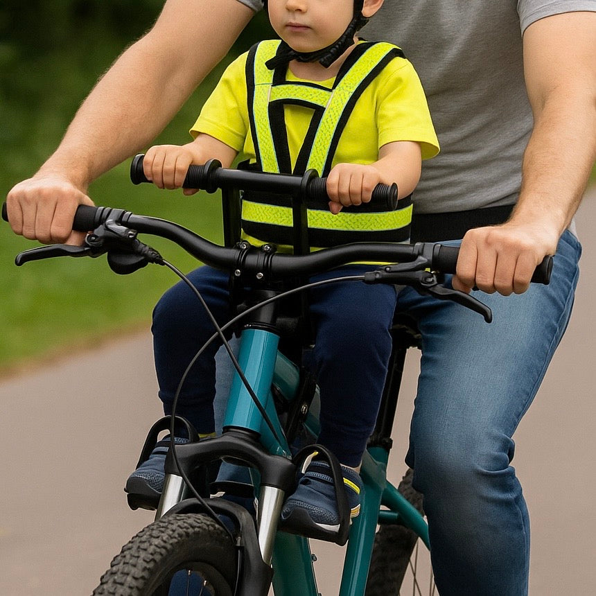 Porte bébé vélo avant + guidon (2-5 ans)