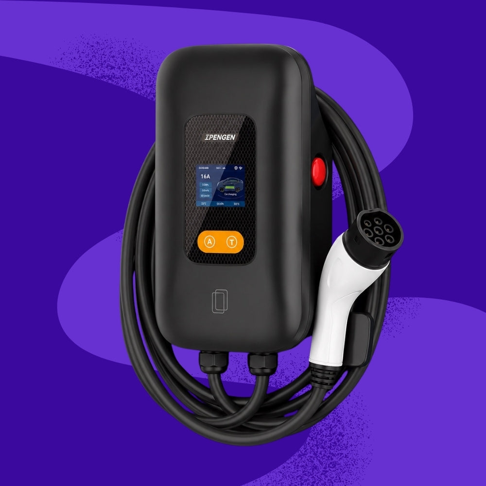 Borne de recharge Simpi - Triphasée - Type 2 - 11kW - 400V - 16A