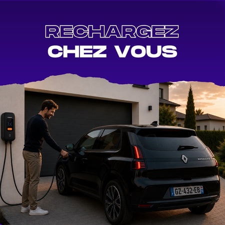Borne de recharge Simpi - Triphasée - Type 2 - 11kW - 400V - 16A