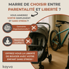 Porte bébé vélo avant + guidon (2-5 ans)