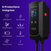 Borne de recharge Sibeez - Monophasée / Triphasée - Type 2 - 7,6kW à 22kW- 230V / 400V - 16A à 32A