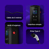 Borne de recharge Sibeez - Monophasée / Triphasée - Type 2 - 7,6kW à 22kW- 230V / 400V - 16A à 32A